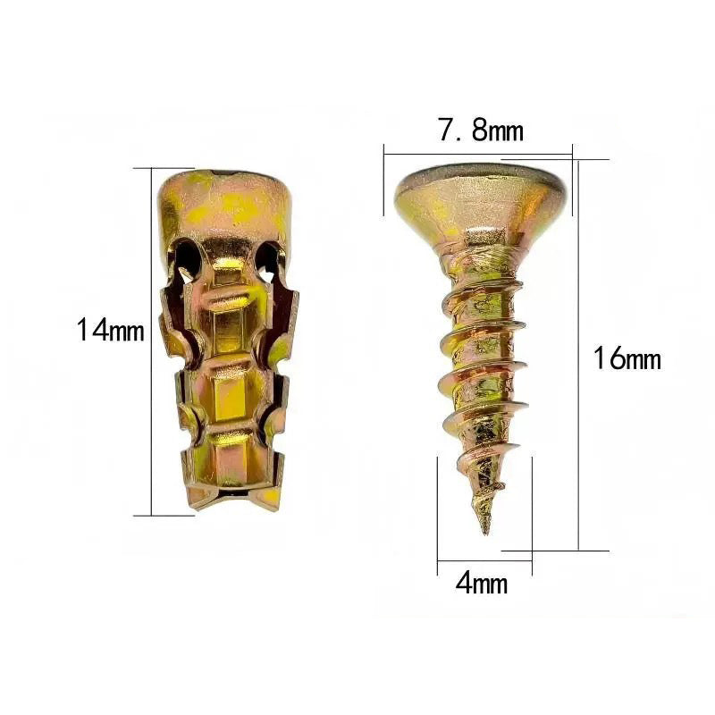 🛠️Self Drilling Drywall Anchors with Screws Kit