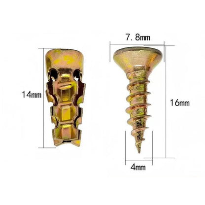 🛠️Self Drilling Drywall Anchors with Screws Kit