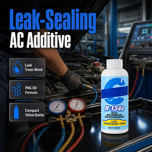 👍FrostSeal Pro™ Automotive A/C Leak Stop with UV Dye