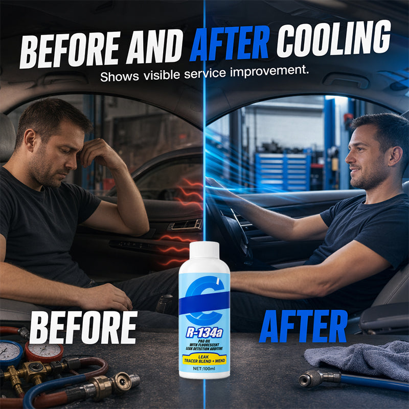 👍FrostSeal Pro™ Automotive A/C Leak Stop with UV Dye