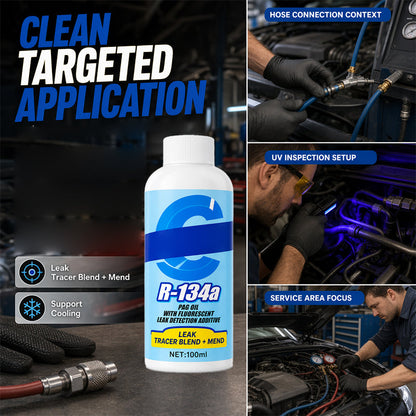 👍FrostSeal Pro™ Automotive A/C Leak Stop with UV Dye