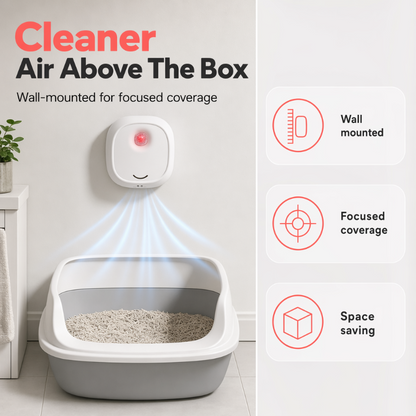🔥Limited Time 60% OFF! 🌬️Say goodbye to unpleasant odors with it! Smart Quiet Pet Odor Eliminator