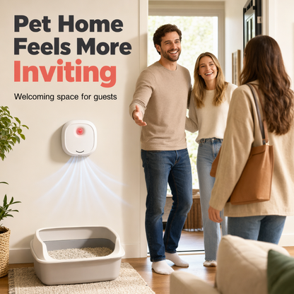 🔥Limited Time 60% OFF! 🌬️Say goodbye to unpleasant odors with it! Smart Quiet Pet Odor Eliminator