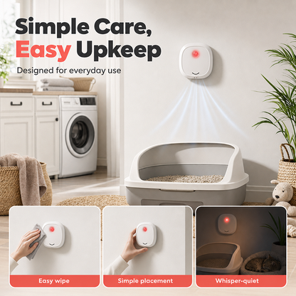🔥Limited Time 60% OFF! 🌬️Say goodbye to unpleasant odors with it! Smart Quiet Pet Odor Eliminator