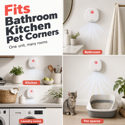 🔥Limited Time 60% OFF! 🌬️Say goodbye to unpleasant odors with it! Smart Quiet Pet Odor Eliminator