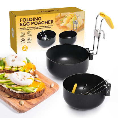🎉2026 Sale — Over 31,000 Sold! 🥚 BUY 1 GET 1 FREE!  🍳 Hanging Ear Poached Egg Molds – Perfect Spa Eggs Every Time 🍳