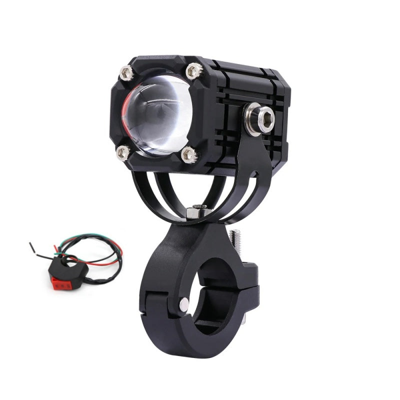 🏍️ Universal Motorcycle LED Spotlights – Dual Beam & All-Weather Waterproof 💡