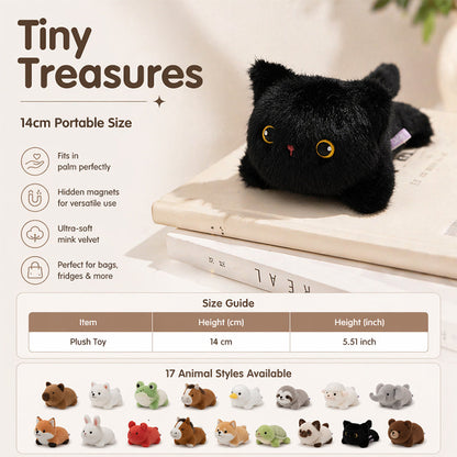 🧲 Lovely Plushie Fridge Magnet Doll – Premium Mink Velvet, Hidden Magnet, Perfect for Fridge, Laptop & Bags ✨