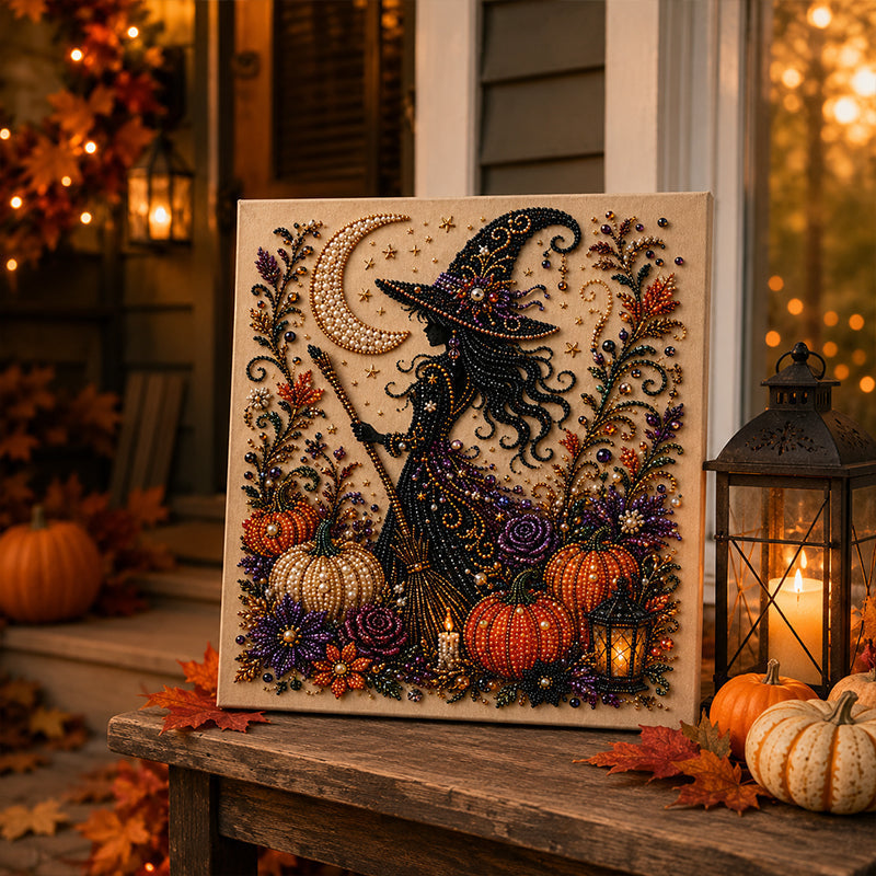 🔥Hot Sale✨ 50% OFF👻Halloween Ghost Pearl Art DIY Kit🎁