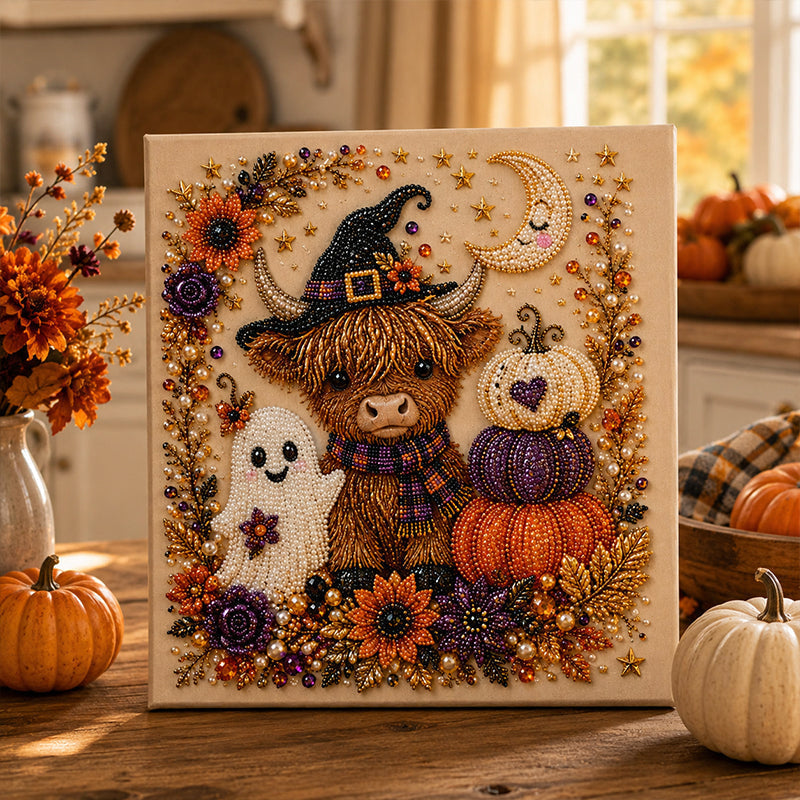 🔥Hot Sale✨ 50% OFF👻Halloween Ghost Pearl Art DIY Kit🎁