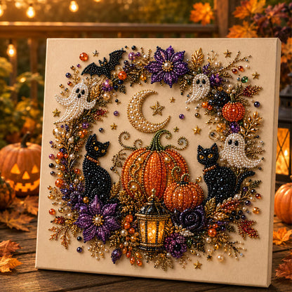 🔥Hot Sale✨ 50% OFF👻Halloween Ghost Pearl Art DIY Kit🎁