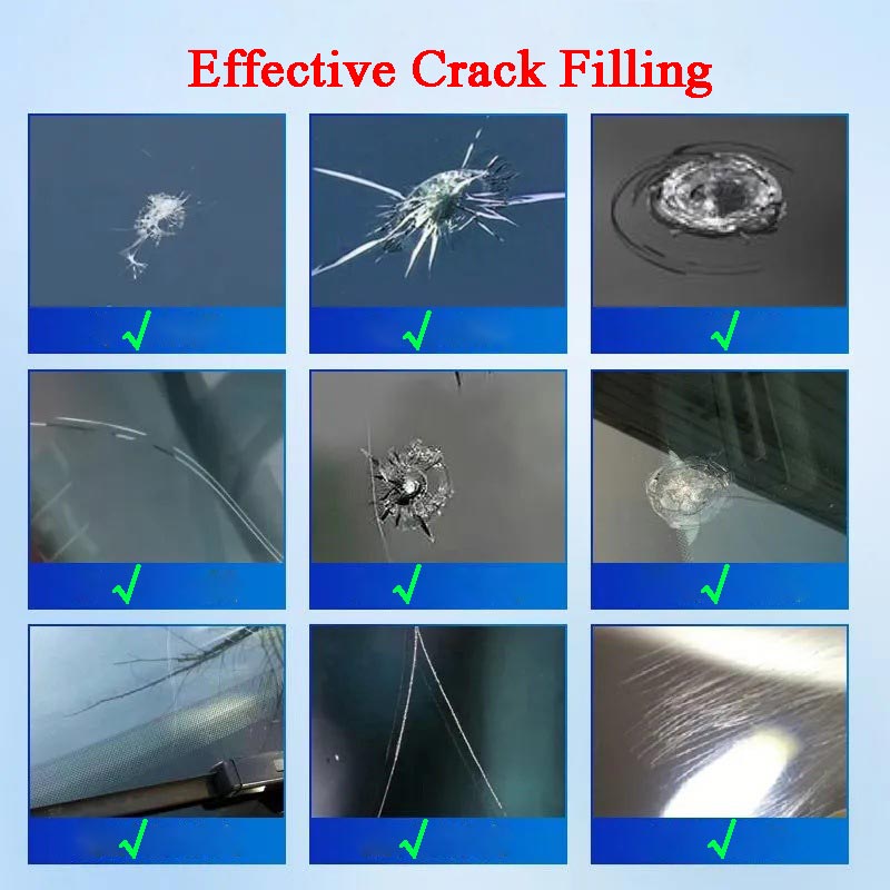 🏭Direct from glass factory, Buy 3 Get 2 Free！💦One drop fixes all glass cracks！🚗Glass Crack Repair Agent