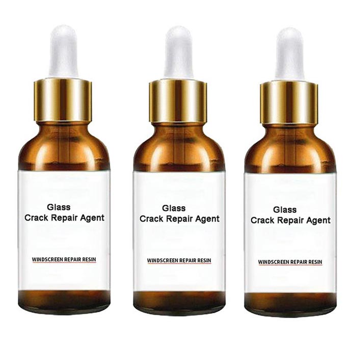 🏭Direct from glass factory, Buy 3 Get 2 Free！💦One drop fixes all glass cracks！🚗Glass Crack Repair Agent