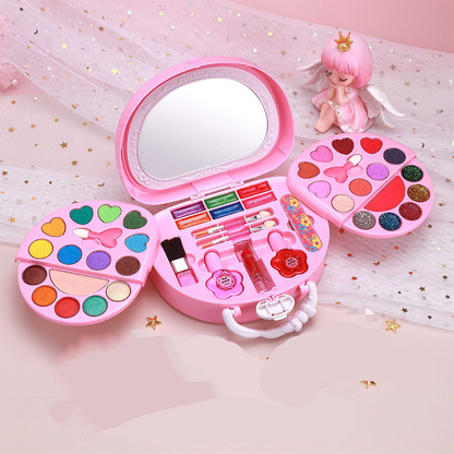 🏆LIMITED TIME 50% OFF💄Kids Washable Makeup Toy Set with Portable Pink Handbag