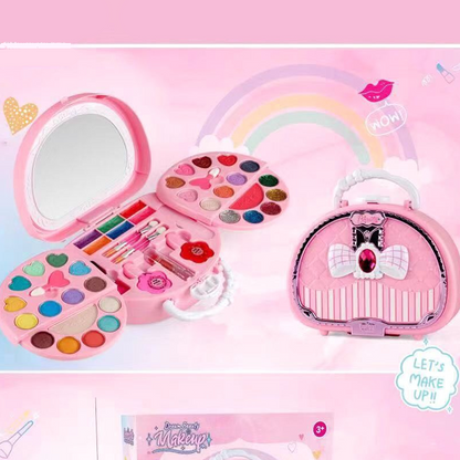 🏆LIMITED TIME 50% OFF💄Kids Washable Makeup Toy Set with Portable Pink Handbag