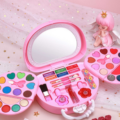 🏆LIMITED TIME 50% OFF💄Kids Washable Makeup Toy Set with Portable Pink Handbag