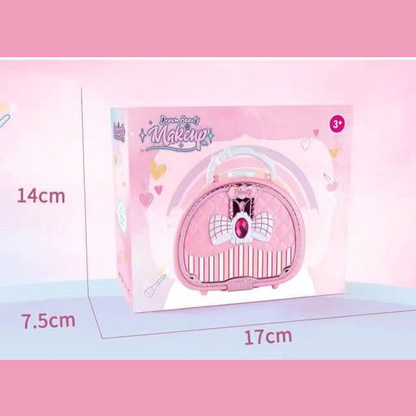 🏆LIMITED TIME 50% OFF💄Kids Washable Makeup Toy Set with Portable Pink Handbag