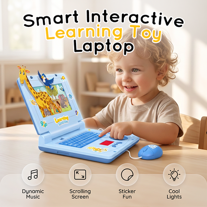 50% Off!💻 Baby's first laptop – no Wi-Fi needed. Lights, music, learning. Let's go! 👶✨✨