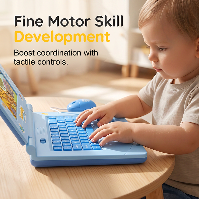 50% Off!💻 Baby's first laptop – no Wi-Fi needed. Lights, music, learning. Let's go! 👶✨✨