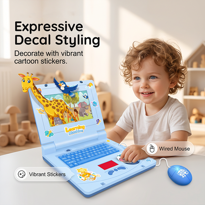 50% Off!💻 Baby's first laptop – no Wi-Fi needed. Lights, music, learning. Let's go! 👶✨✨