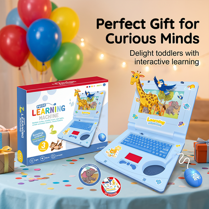 50% Off!💻 Baby's first laptop – no Wi-Fi needed. Lights, music, learning. Let's go! 👶✨✨
