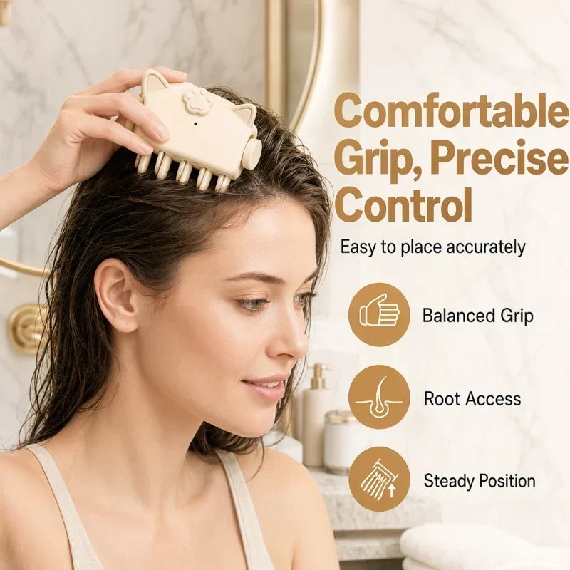 💛LAST DAY-60% OFF!!💇Wireless Heated Volumizing Root Lift Clip, Portable Travel Hair Styling Tool for Flat Fine Hair