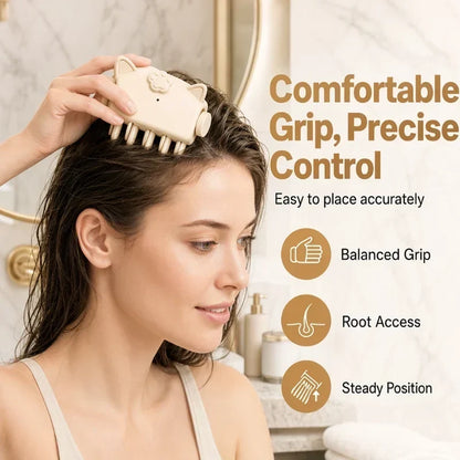 💛LAST DAY-60% OFF!!💇Wireless Heated Volumizing Root Lift Clip, Portable Travel Hair Styling Tool for Flat Fine Hair