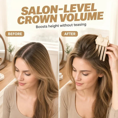 💛LAST DAY-60% OFF!!💇Wireless Heated Volumizing Root Lift Clip, Portable Travel Hair Styling Tool for Flat Fine Hair