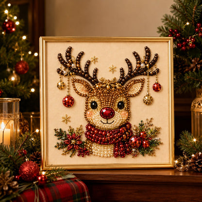 🎄Christmas Pre Sale ￡7.99!!⚡50K+ SOLD!🎅🧘Relaxing & Beginner-Friendly - 🎨💎DIY Christmas Pearl Art Kit