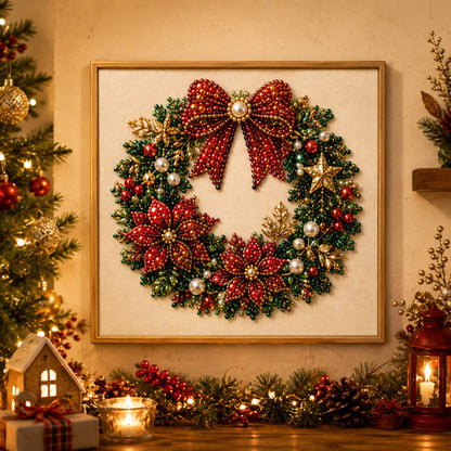 🎄Christmas Pre Sale ￡7.99!!⚡50K+ SOLD!🎅🧘Relaxing & Beginner-Friendly - 🎨💎DIY Christmas Pearl Art Kit