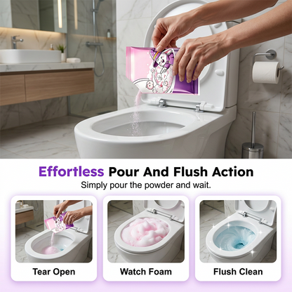 Automatic Foaming Toilet Bowl Cleaner Powder