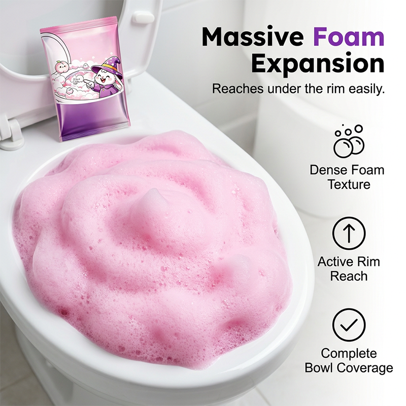 Automatic Foaming Toilet Bowl Cleaner Powder