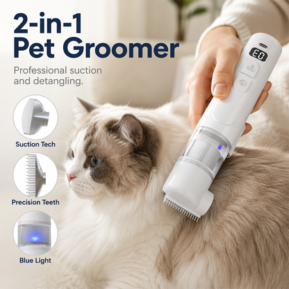 🔥Electric Pet Grooming Comb🐕Keep your furry friends away from mites, fleas and tangled fur！