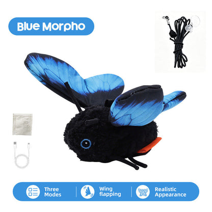 🏆🔥2026 New Arrivals 🐱Smart Sensing Flapping Butterfly Toy –Motion-activated, realistic flight, interactive fun – keeps your cat engaged for hours✨
