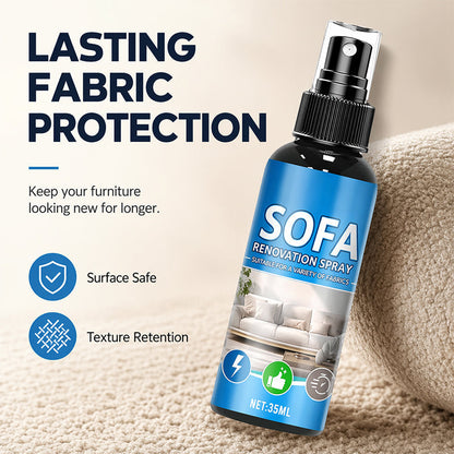 🥳2026 HOT SALE-￡6.99!! 🥳💞50K+ SOLD!🛋️✨ 50% OFF! No‑Rinse Fabric Cleaner Spray – Just spray & wipe – no water, no rinsing. Perfect for sofas, carpets & upholstery – fresh in minutes! 🧼💨