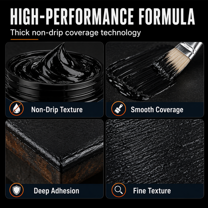 🔧 Metal Rust Protection Black Repair Paste – Restores rusty gates, railings & tools. Forms protective coating – no need to replace! 🛡️✨
