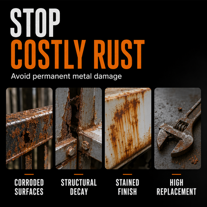 🔧 Metal Rust Protection Black Repair Paste – Restores rusty gates, railings & tools. Forms protective coating – no need to replace! 🛡️✨
