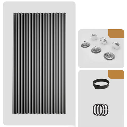 ⏰🔥LIMITED TIME 50% OFF! ⭐No-Drill Magnetic Accordion Door Curtain