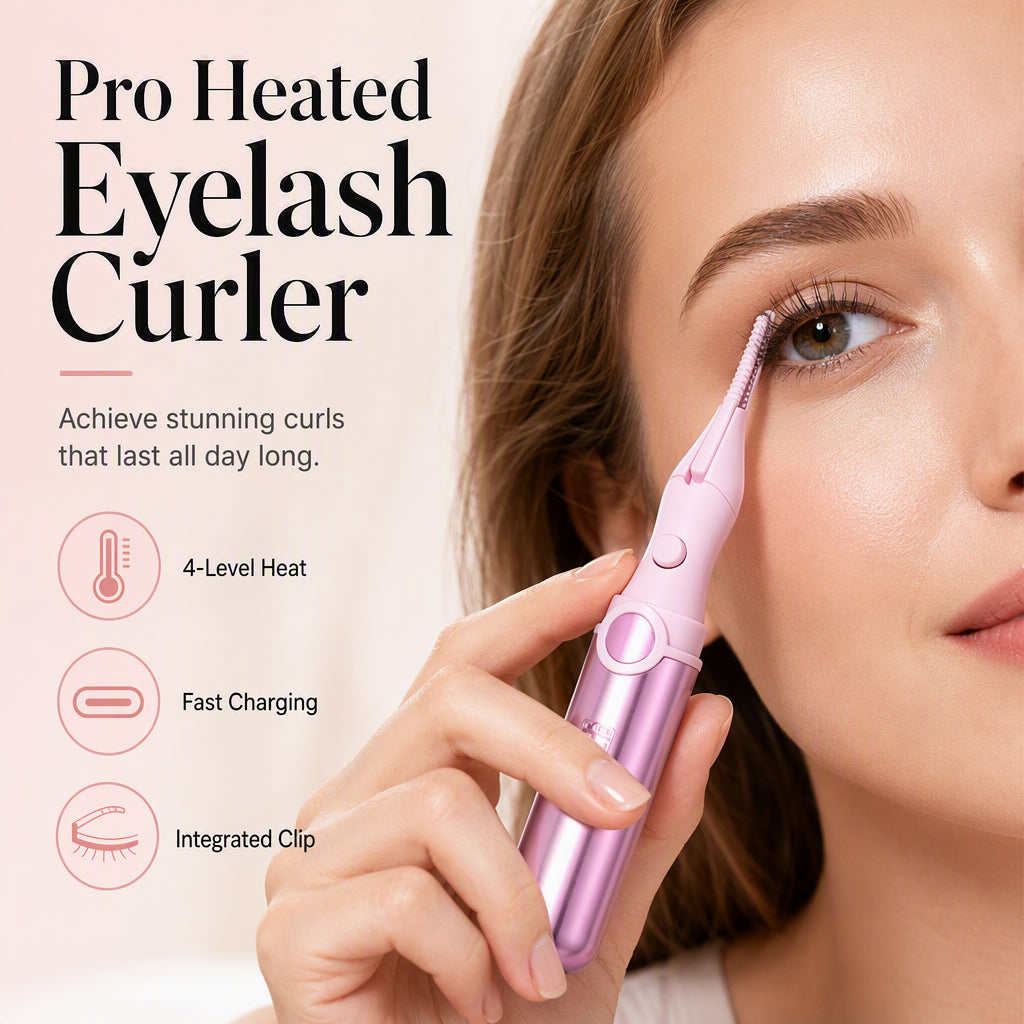 ⏳LAST DAY SALE 50% OFF !!💗Rechargeable Heated Eyelash Curler