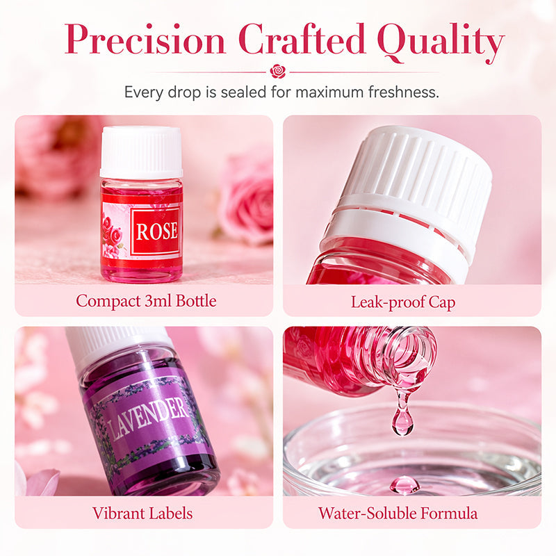 🔥Limited Time 50% Off！🌷12-Pack Water Soluble Essential Oils Set🎁🌺The fresh scent lifts your mood！