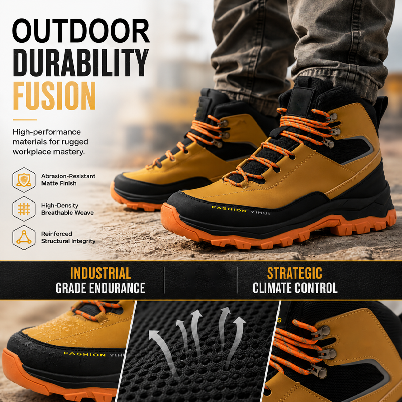 💪Steel Toe Safety Shoes – Puncture-Resistant, Protective & Comfortable for Work