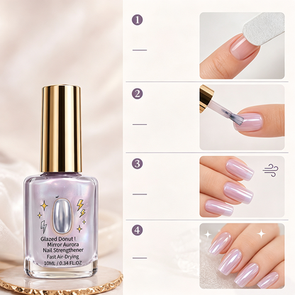 🔥Buy 2 Get 1 Free(3 PCS) ⏰Lilac Glossy Mirror Nail Strengthener