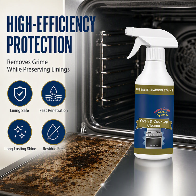 💥 LAST DAY SALE ONLY ￡7.99!!🌻Heavy Duty Oven & Cooktop Cleaner Spray