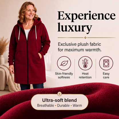 📢📢This Week's Special Price:￡12.99!!🔥✨ Women's Zip-Up Fleece Hoodies