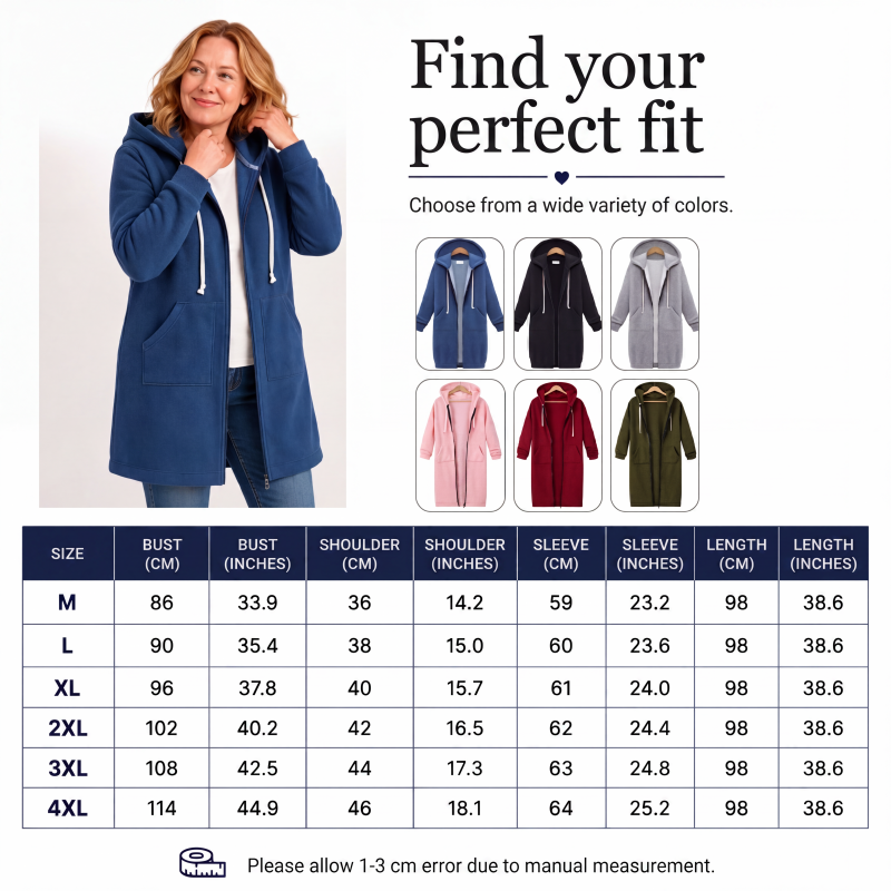 📢📢This Week's Special Price:￡12.99!!🔥✨ Women's Zip-Up Fleece Hoodies