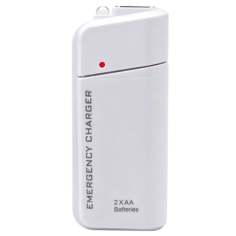 💥 BUY 2 GET 1 FREE （3PCS）🥳Portable Emergency Phone Charger AA Battery Powered Power Bank with LED Flashlight