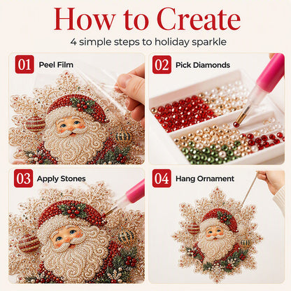 🥰Hot Sale-60% OFF🎅Christmas Diamond Art Hanging Kit